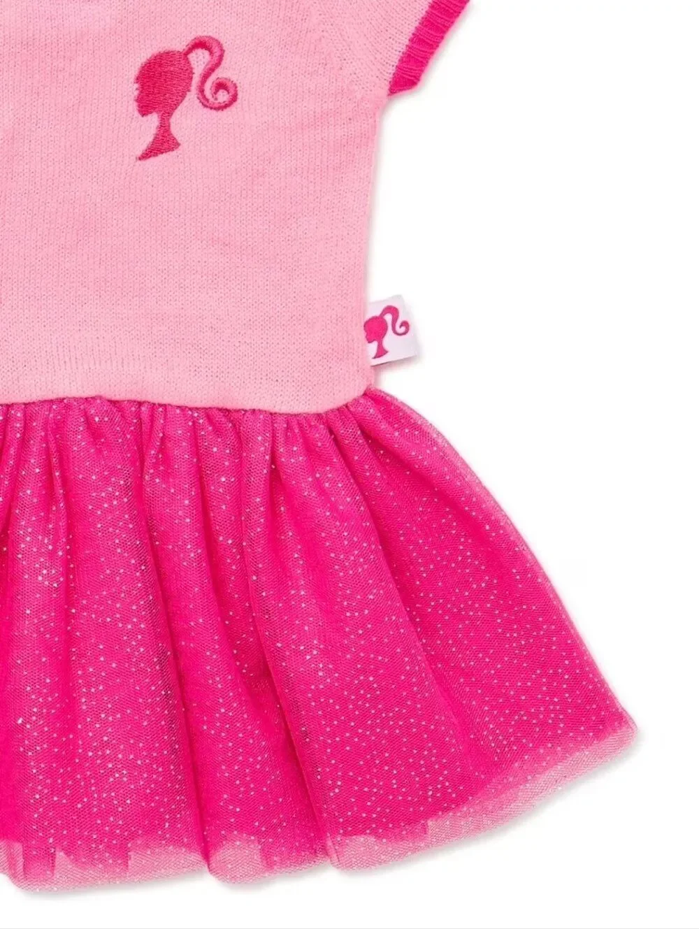 Barbie Baby Girl Pink Sweater Dress